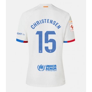 Barcelona Andreas Christensen #15 Koszulka Wyjazdowych 2023-24 Krótki Rękaw